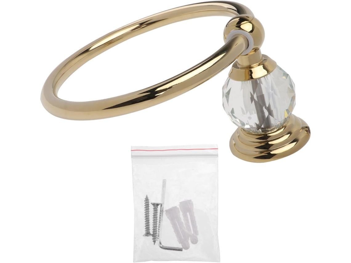 Porta Toalhas De Parede Para Banheiro Com Suporte, Em Aço Inoxidável Dourado, Estilo Retrô, Que Economiza Espaço