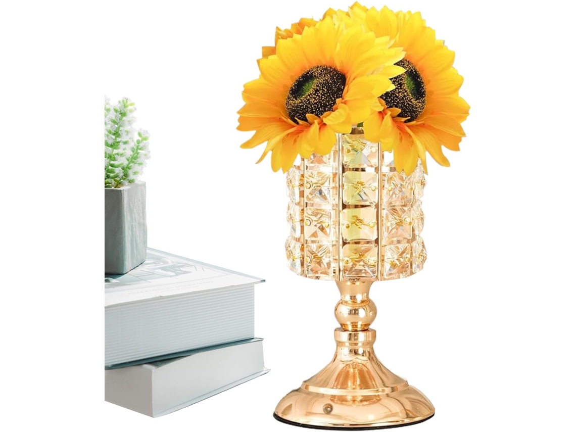 Abajur De Mesa Em Formato Flor