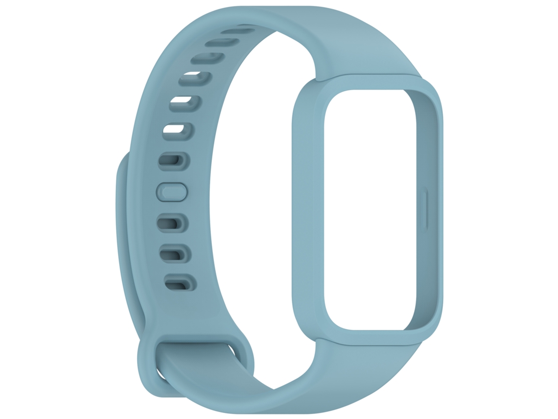 Pulseira Desportiva Macia e Respirável para Xiaomi Band 9 Active / Redmi Band 3 Azul Celeste HEXINYIGJLY