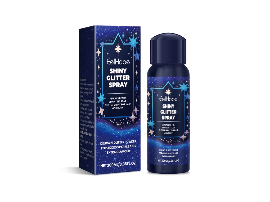Spray de Glitter Corporal de LAXISCREED para Festas e Eventos