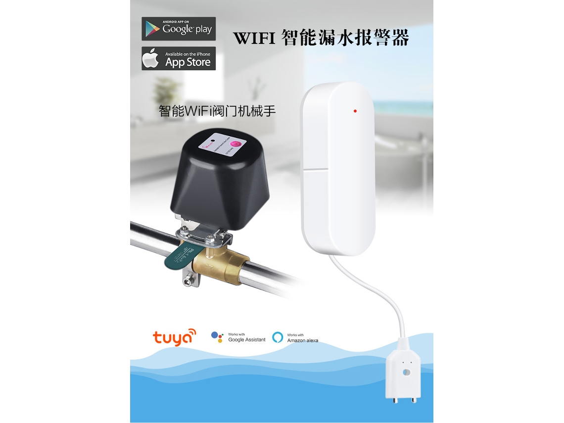 Válvula De Água Wifi Inteligente (controle Por Voz, Operação Remota)