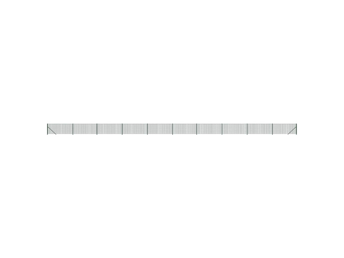 Wire Mesh Fence, Wire Mesh Fences Vidaxl Verde Aço (0.8 X 25 M)
