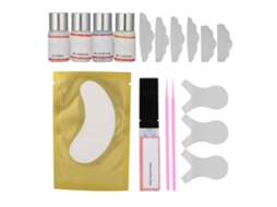 Kit De Permutação E Curl De Cílios Com Agente, Solução E Ferramentas - Efeito Duradouro 2-3 Meses