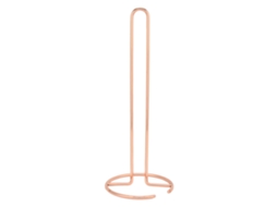 Porta Papel Higiênico De Hierro Forjado Vertical De Oro Rosa Para Oficina Cocina Mesa