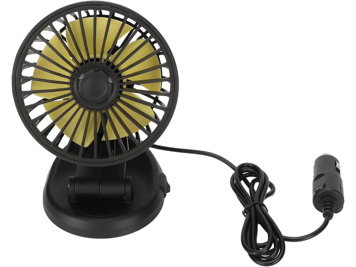 Ventilador Para Acendedor De Cigarros Com Motor Cobre Puro E Sem Escovas, Rotação De 360 Graus, Baixo Consumo De Energia