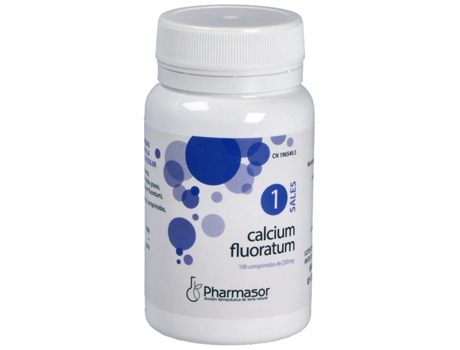 Sal 1. Calcium Fluoratum 100 Comprimidos PHARMASOR
