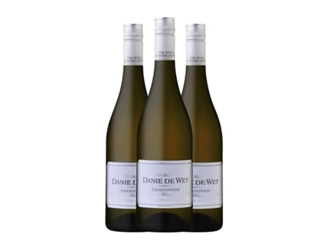 Vinho branco DE WETSHOF Unwooded Matured on the Lees Chardonnay Robertson (0.75 L - 3 Unidades)