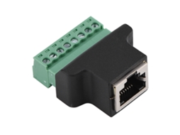 Conector Rj45 Fêmea Para Terminal De Parafuso De 8 Pinos Para Dvr Ethernet