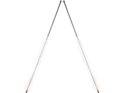 Escova De Limpeza Hemoton Para Secadora E Ar Condicionado, 2 Peças Em Aço Inoxidável Com Cabo Removível, Ferramenta Para