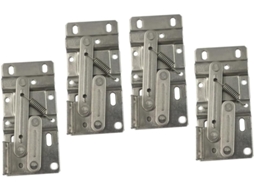 2 Pares De Dobradiças Basculantes Com Mola Para Portas Armários