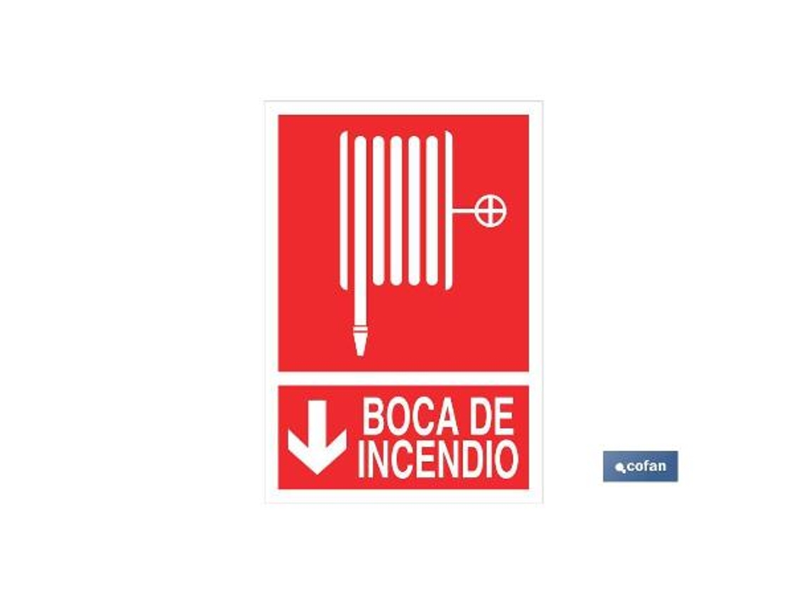 Señal luminiscente 210x148mm. mangueras de compresor
