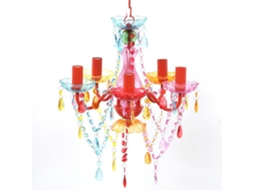 Artificial Crystal Glass Ceiling Light, Chandeliers Vidaxl Multicolor Vidro (n/a)
