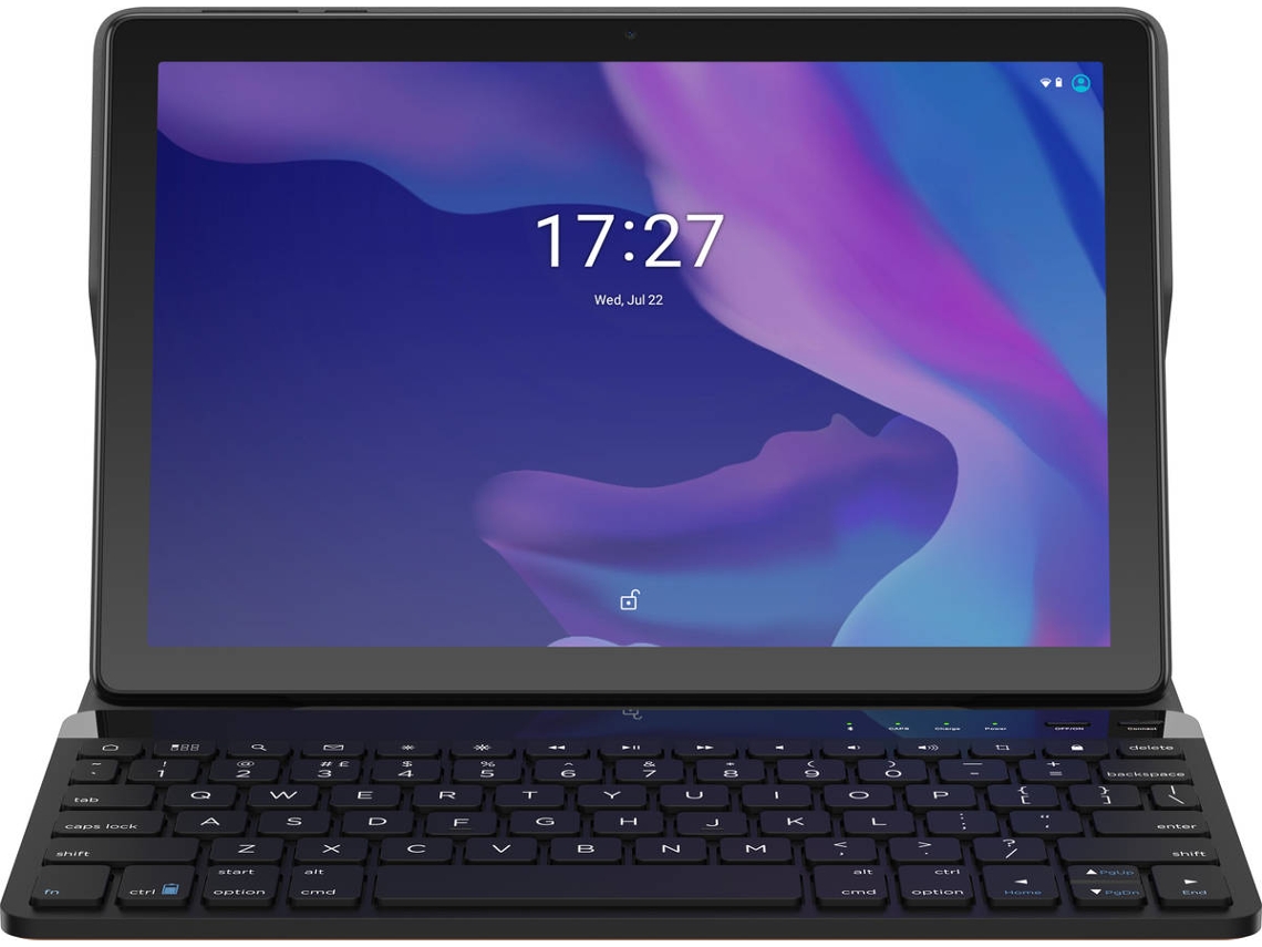 Tablet ALCATEL 1T 10 2020 (10'' - 16 GB - 1 GB RAM - Wi-Fi - Preto) + Capa Teclado