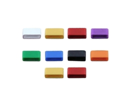 10 Presilhas Para Pulseira De Relógio, Anéis Móveis De Silicone, Moldura, Acessórios Para Pulseira De Relógio 16 Mm Aleatório Olysi Shop