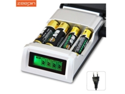 Carregador De Bateria Zeepin Nc05 Lcd 4 Espaços Nicd Nimh