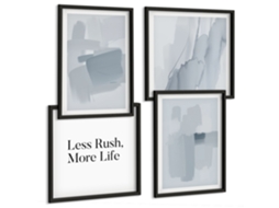 Composição De Quadros Gráficos Modernos Minimalistas Espelharte (4 Peças)