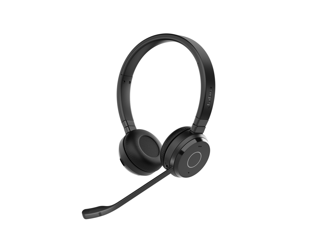 Auscultadores Sem fios JABRA Evolve 65 TE UC Duo (On Ear - Microfone - Preto)
