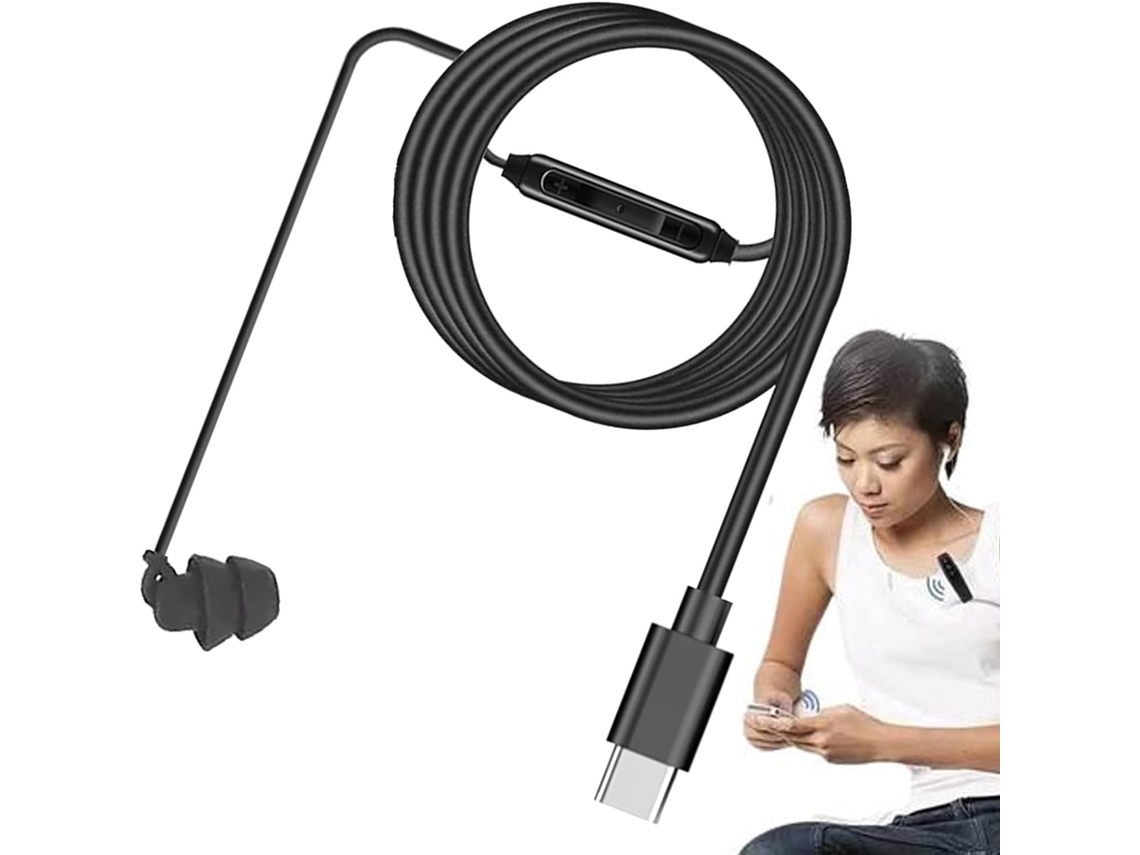Auricolari Cablati – Cuffie Mono A Lato Singolo, Con Cancellazione Del Rumore, Voce Chiara, Ergonomiche Universali