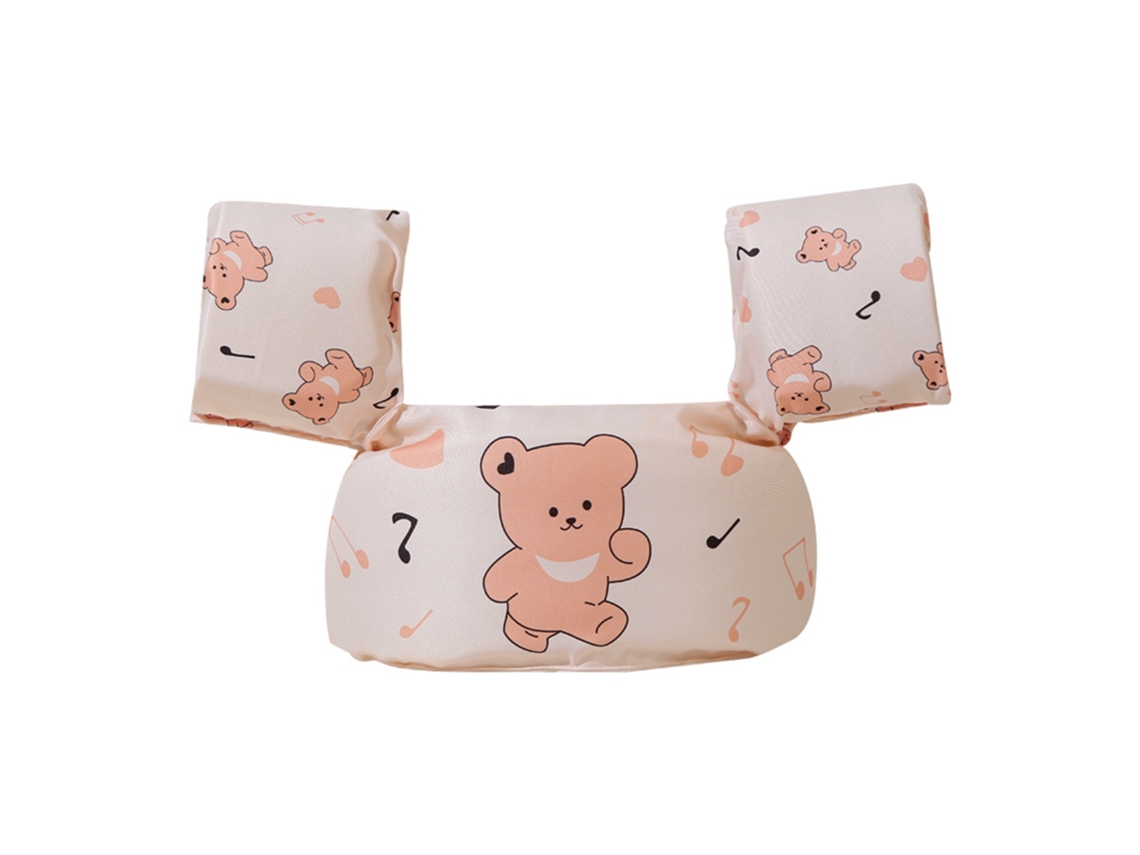 Boia de Piscina para Colete de Natação Infantil com Boias de Braço, Adequado para Crianças de 10 a 25 Kg, , CZHHMART (ursozinho)