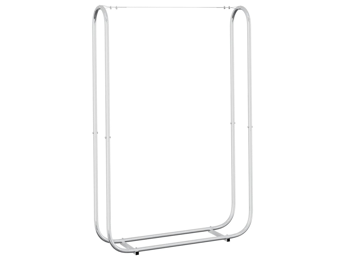 vidaXL Suporte para lenha 100x25x150 cm aço galvanizado