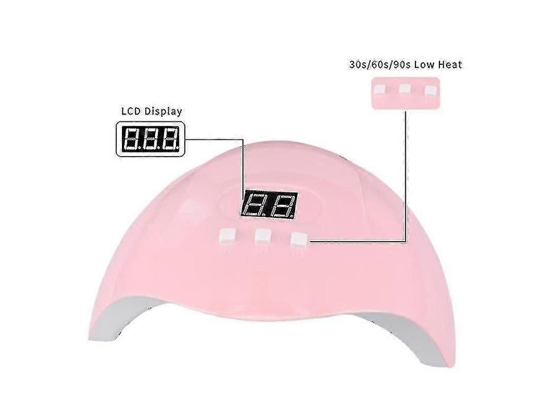 Lâmpada de Unha Led Uv Portátil Profissional Secador Cura Rápida para Polime Nto Gel Acrílica GOKOCO