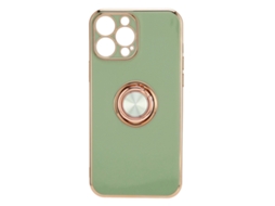Aetheria capa para Iphone 13 Pro Max com Anel Giratório e Suporte Magnético Tpu Ultra Fina Cor Verde Fruta