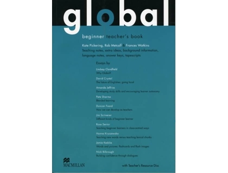 Livro Global Beginner/Teachers Book + Resource Pack Cd