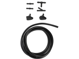 Kit com 2 lâmpadas para lavagem do para-brisa de carro em plástico marrom.