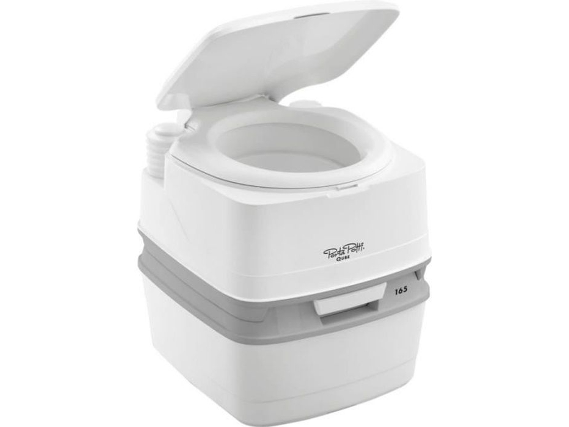 Sanita Química Portátil - Thetford - Porta Potti Qube Pp 165 - Capacidade 21l - 15l - Cinza