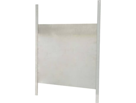Porta de Galinheiro Deslizante  (Prateado - Metal - 40x43 cm)