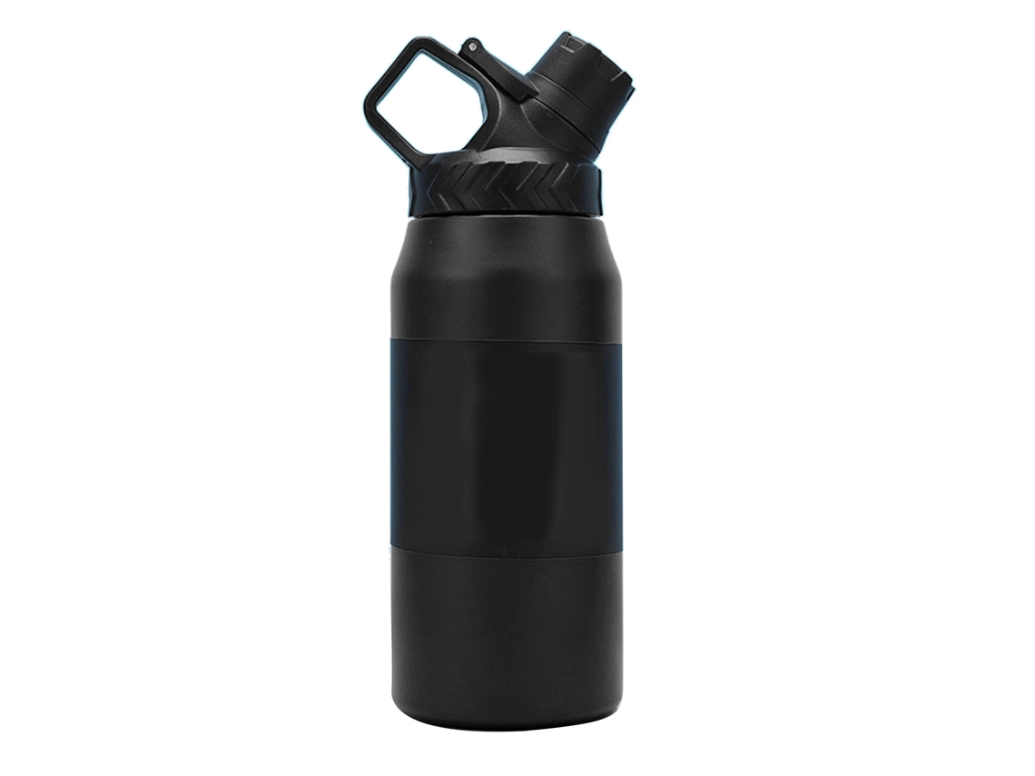 Botella de Água Inox Isolada 750ml Preta