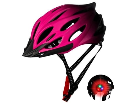Capacete De Bicicleta De Segurança Ajustável Surenhap Rithok Rosa Pc Eps Unissex 330mm 160mm 248g