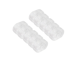 10 Unidades de Dispensador de Fita Adesiva Transparente, Pequeno Cortador de Fita para Uso Doméstico, Plástico. GOKOCO