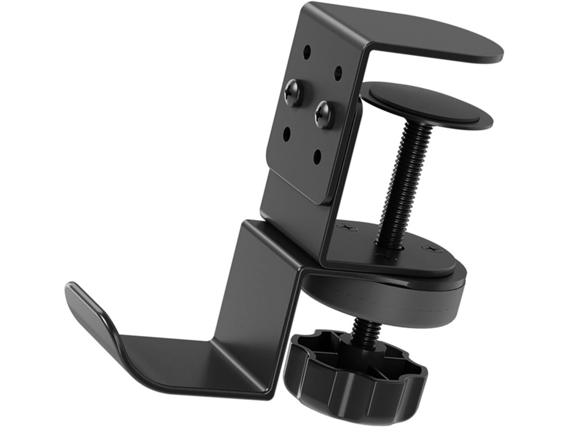 Suporte Giratório Para Fones De Ouvido Com Clipe Para Uso Embaixo Da Mesa - Suporte Giratório Para Fones De Ouvido