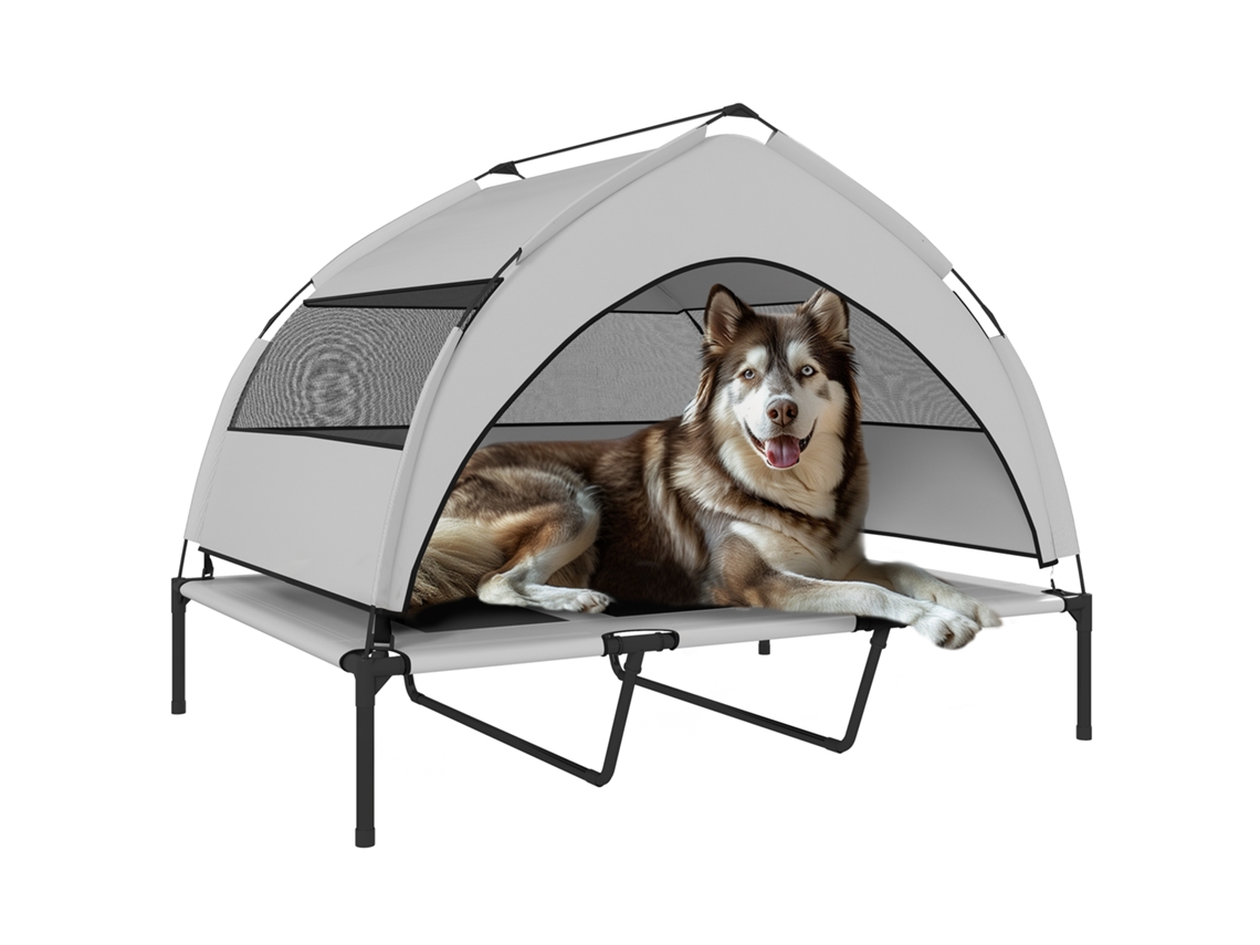 Cama Elevada 23cm Com Cobertura Removível E Bolsa Transporte, 122x92x94 Cm