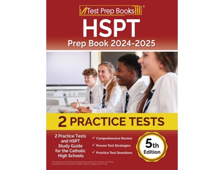 Livro HSPT Prep Book 2024-2025 2 Practice Tests and HSPT Study Guide for Catholic High Schools 5th Edition de Lydia Morrison (Inglês)