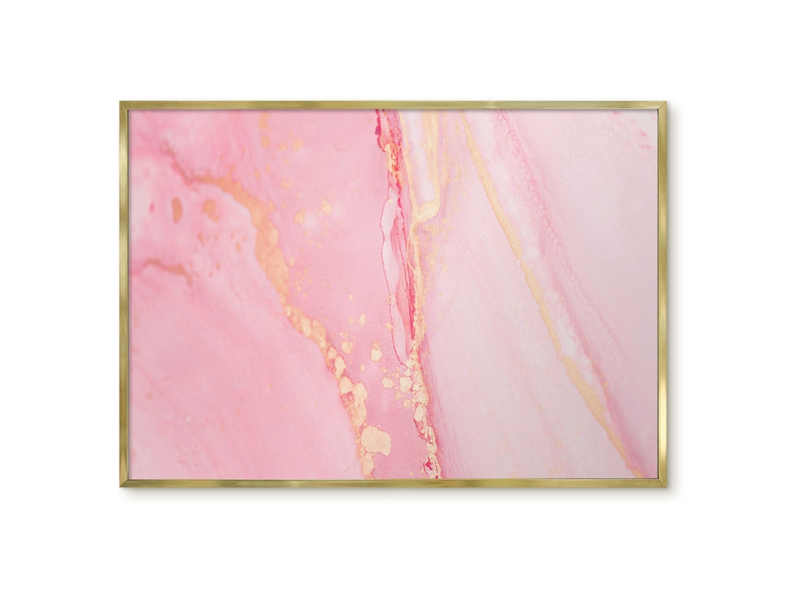 Quadro magnético de parede com ondas sutis para o quarto Espelharte (100x70 cm)