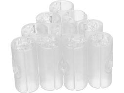 20 peças de pinos transparentes antiderrapantes para bordas, ideais para camas e para uso doméstico. Práticos e duráveis.