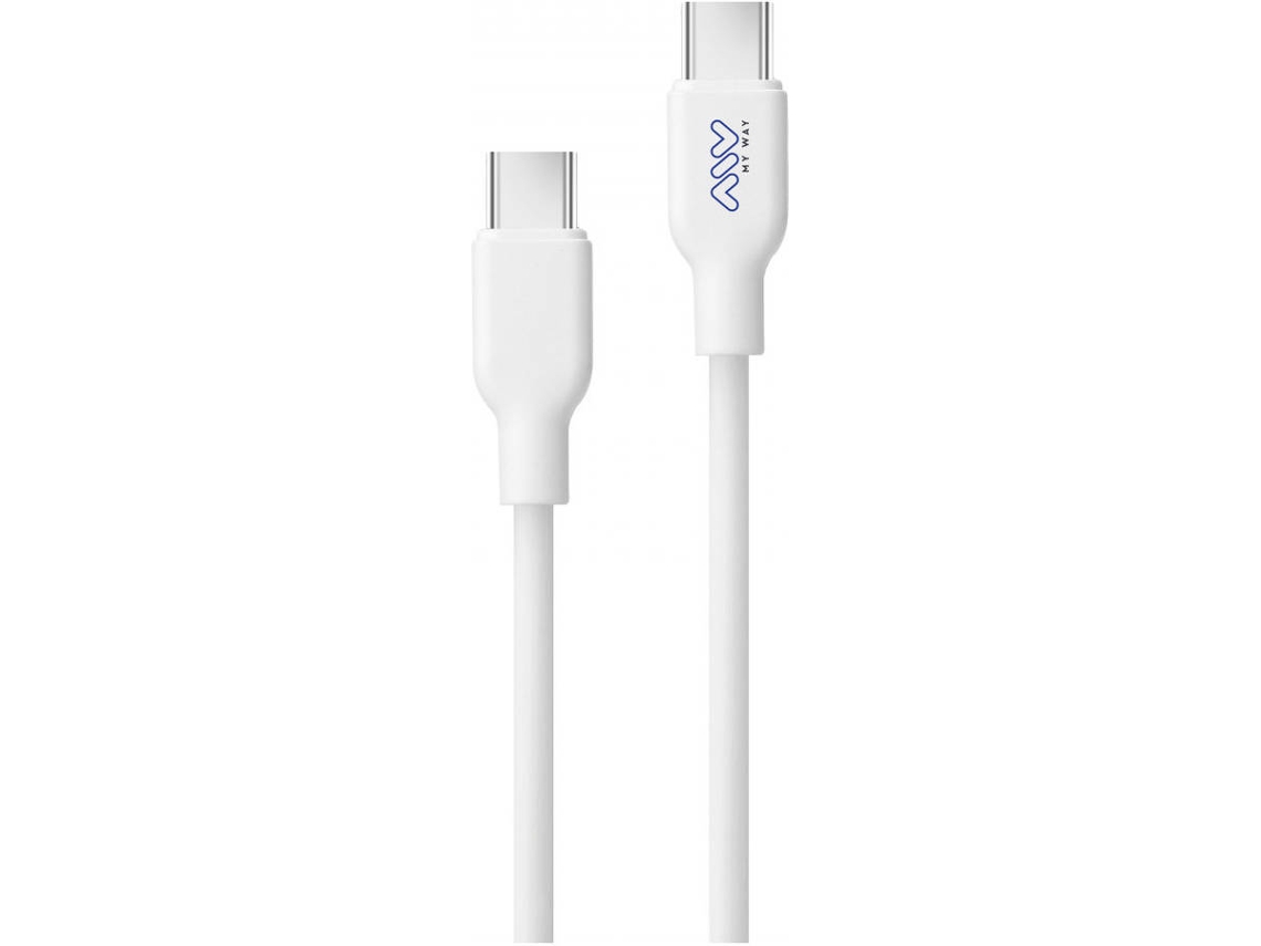 Cabo MYWAI (USB-C - USB-C - Branco)