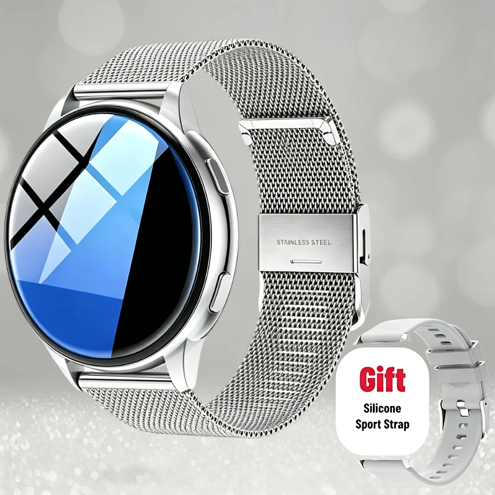 (prateado) Smartwatch Android Com Chamadas Sem Fio