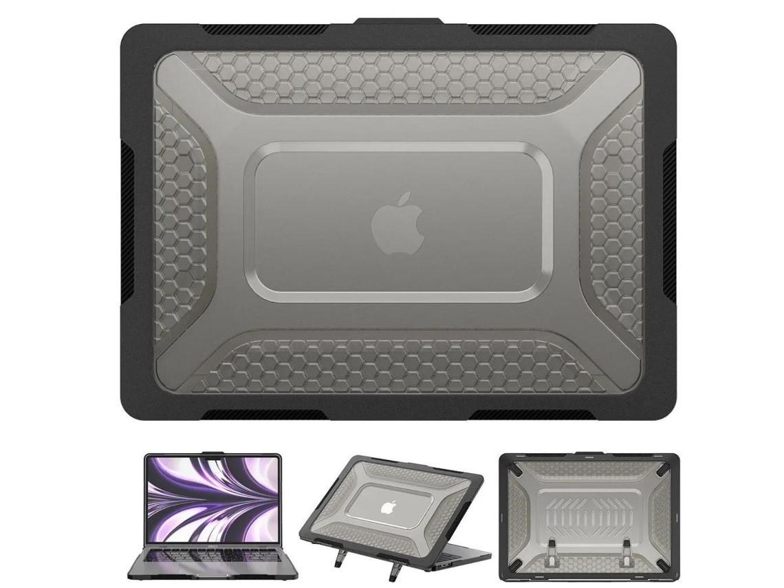 Capa Life Armor para Macbook Pro 14 M1 Branca com Máxima Proteção ORYSIN