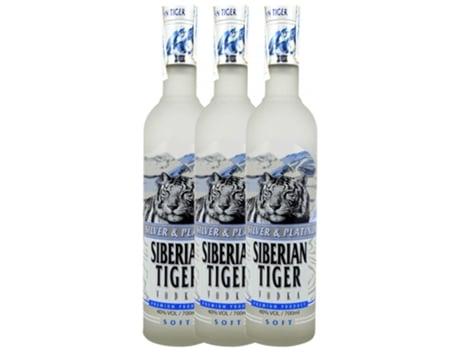 Vodka LEUCANA Leucana Siberian Tiger (0.7 L - 3 unidades)