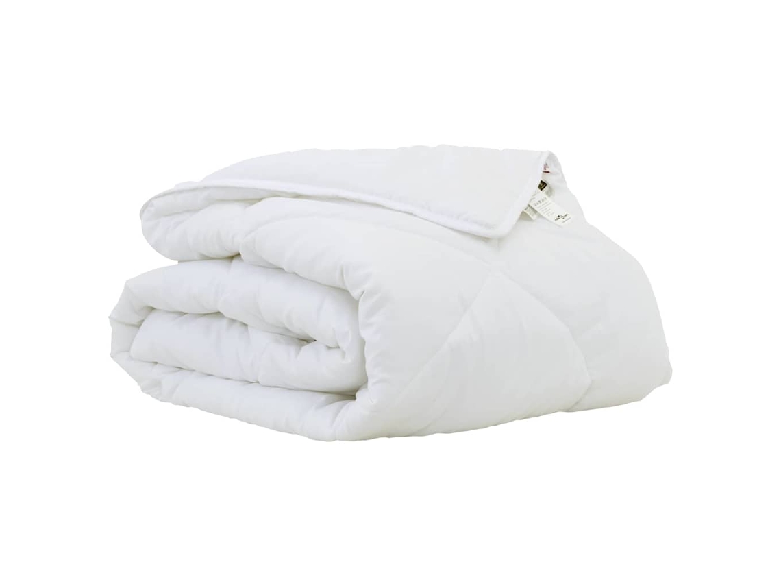 Colchas Edredons Vidaxl Branco Microfibra (140x200 Cm)