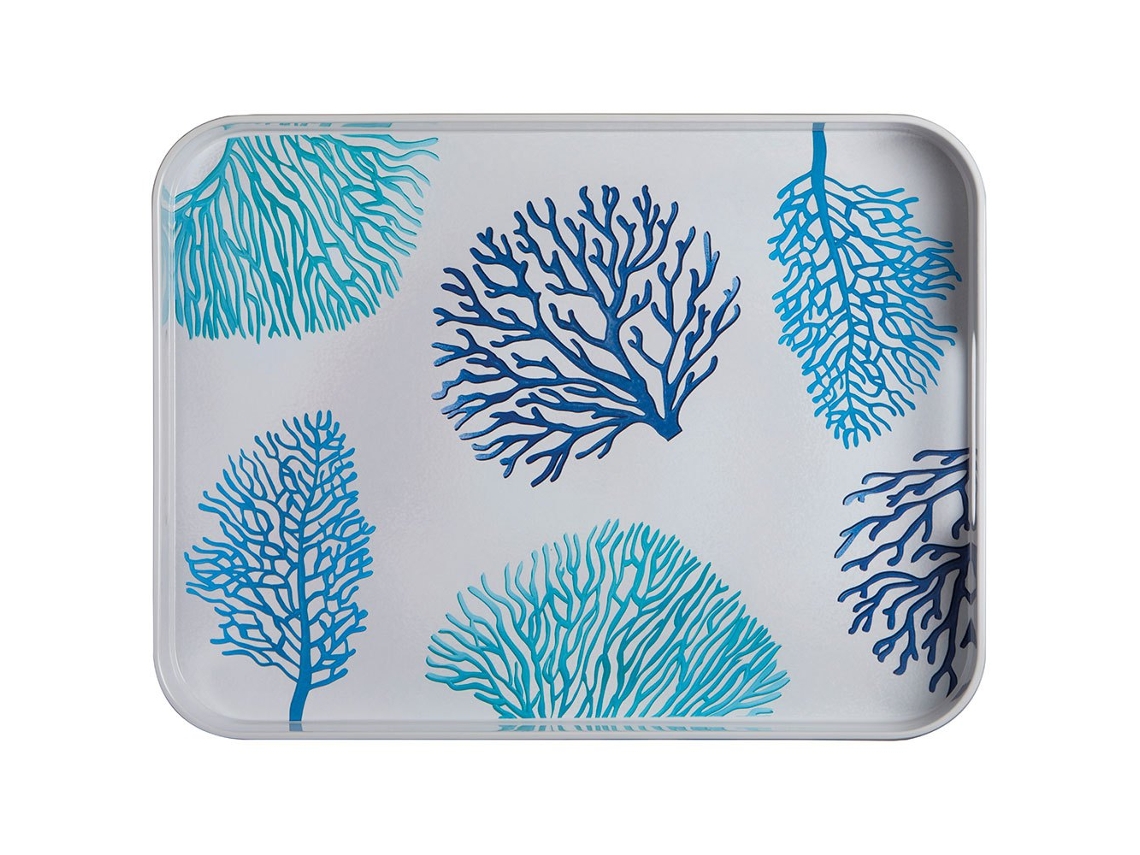 Bandeja Retangular Mare Azul 30 X 40 Cmmarine Business
