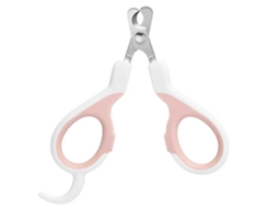 Cortador Unhas Pet Seguro Afiadas Roedores Pequeno Porte Rosa