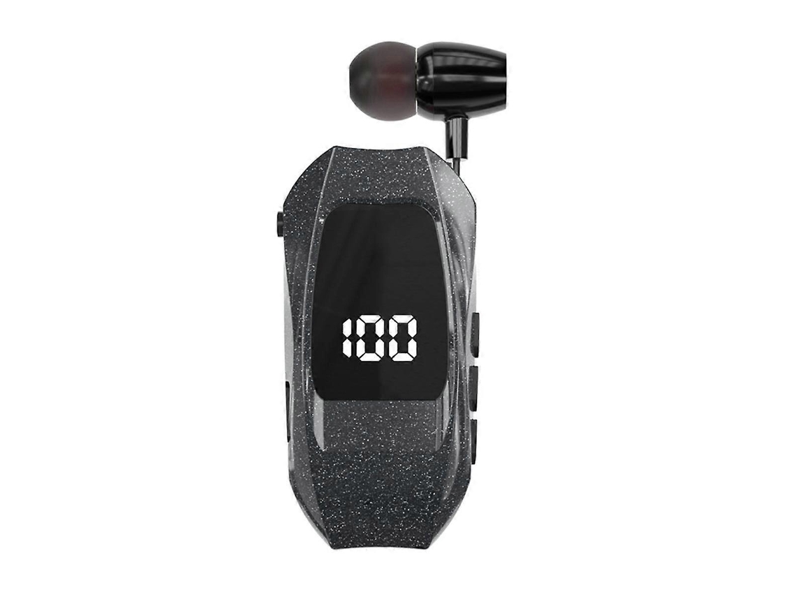 Fone De Ouvido Retrátil Sem Fio Com Lapela E Display Digital Led, Adequado Para Treinamento Esportivo, Direção E Trabalho. Ly Ebike