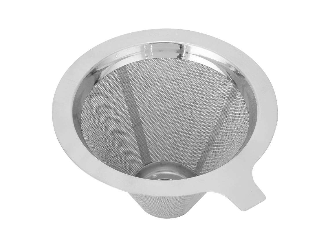 Caneca Filtro de Café em Aço Inoxidável Gotejador Filtro Prático