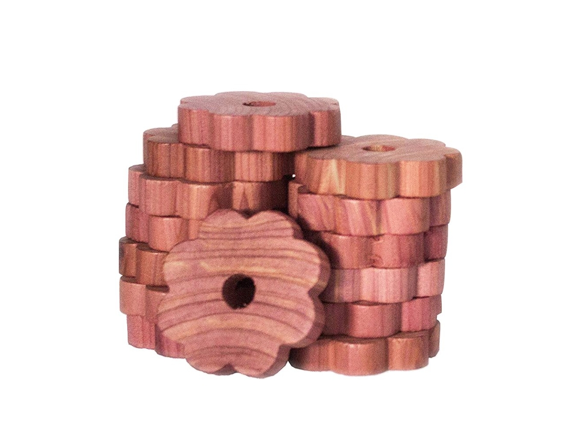 Bandejas de Madeira Cedro Perfumadas Marrom Absorvente de Umidade BRILVIBERA (anti, Insetos)