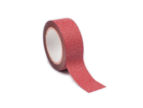 Fita Adesiva Brilhante 1,5 Cm Vermelha Ammi