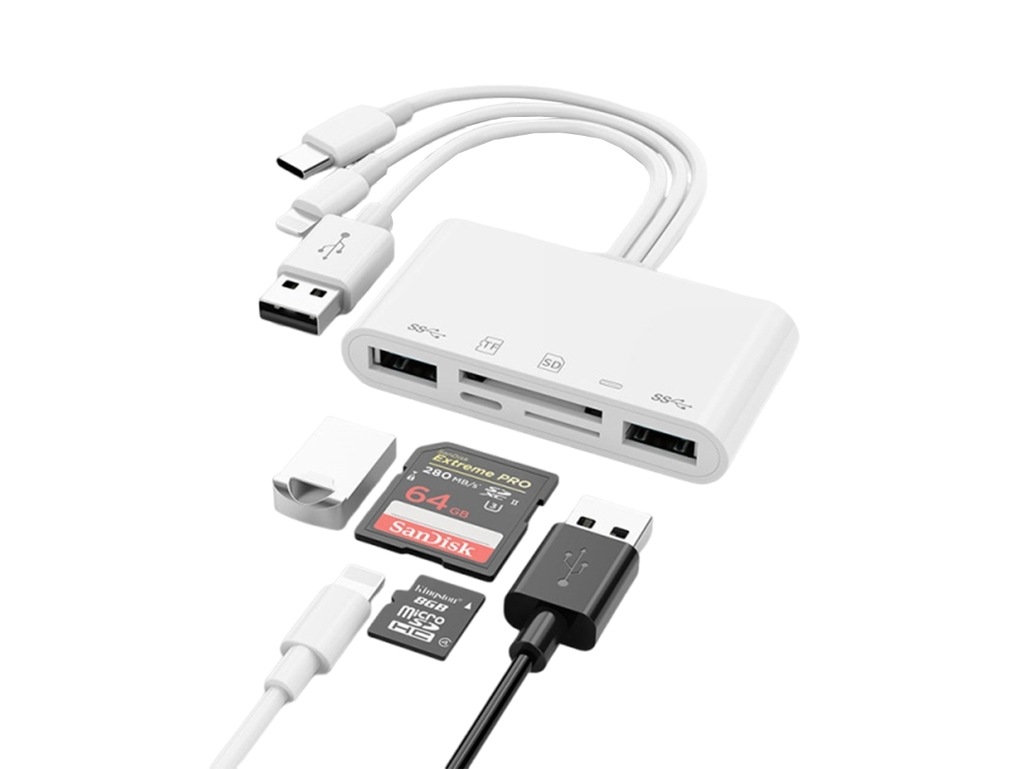 Adaptador Usb C Otg Para Iphone Ipad*